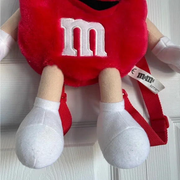 M&M'S Red Character 2001 Plush Backpack 🎒 - Picture 5 of 12